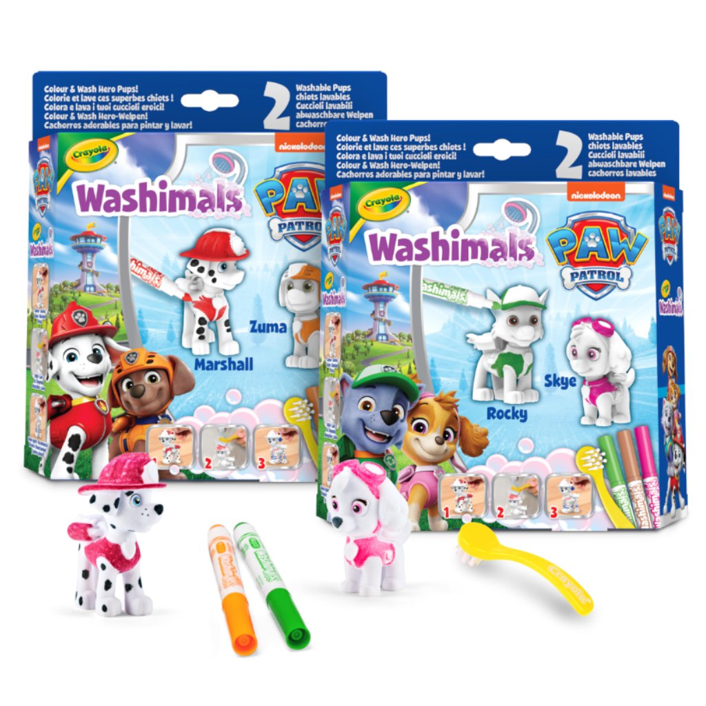 imagen de Crayola: Washimals Patrulla Canina set en varias versiones 1