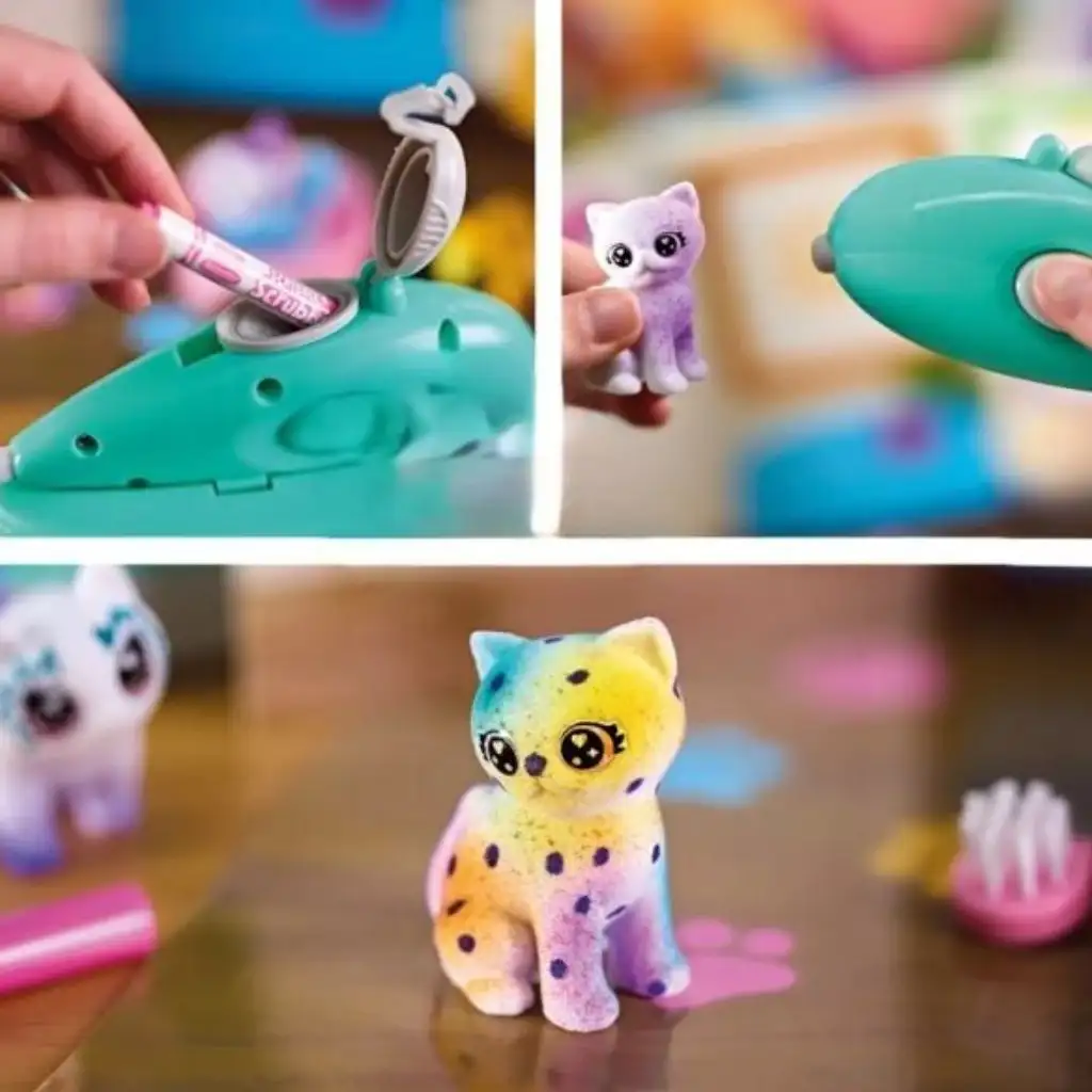 imagen de Crayola: Washimals Salón de mascotas con pulverizador de pintura 2