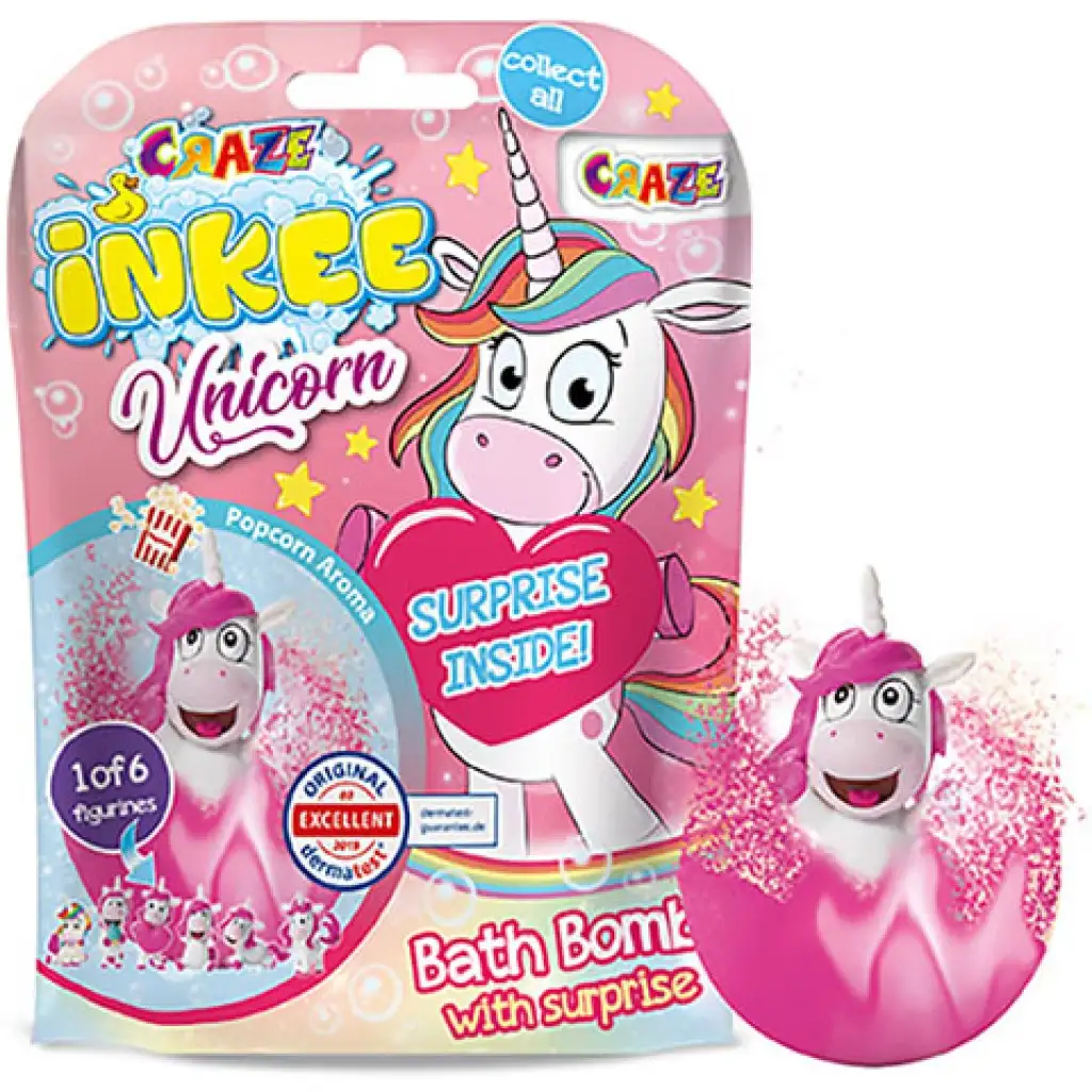 imagen de Craze: Bomba de baño coleccionable con figura de unicornio sorpresa - EPEE 1