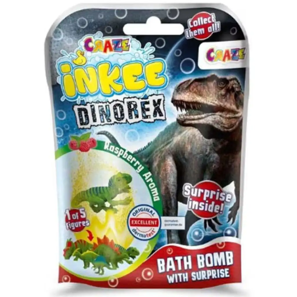 imagen de Craze: Bomba de baño coleccionable con figura sorpresa de dinosaurio - EPEE 2