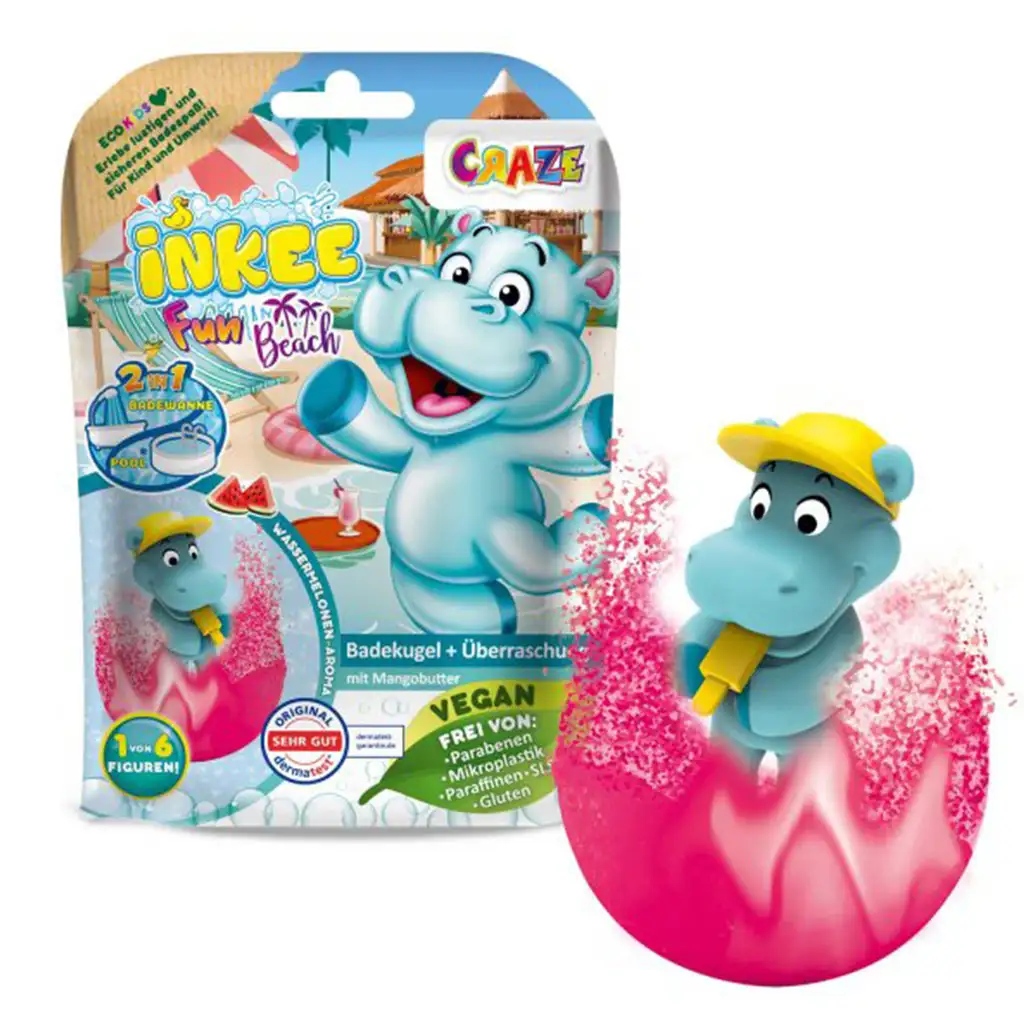 imagen de Craze bomba de baño sorpresa - Figura de hipopótamo 1