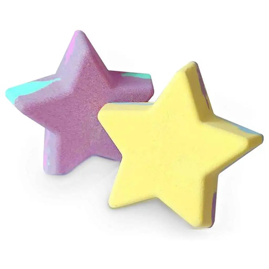 imagen de Craze Inkee: Bomba de baño en forma de estrella de colores del arcoíris 3