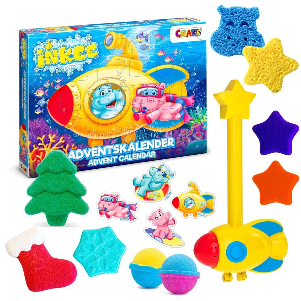 imagen de Craze Inkee: Calendario de adviento de juguetes de baño 2