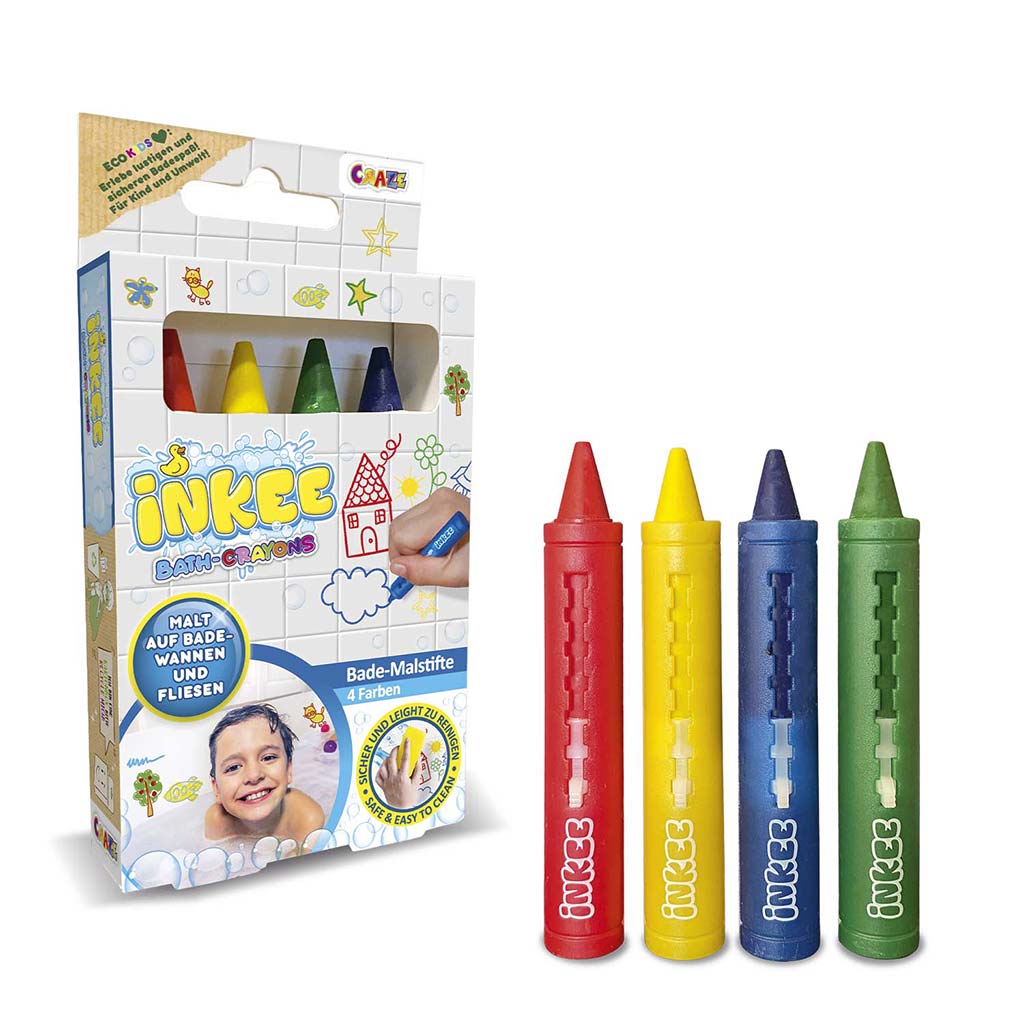 imagen de Craze Inkee: Crayones de baño 4 unidades 1