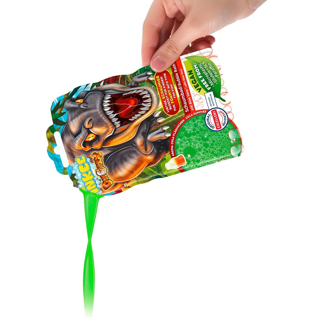 imagen de Craze Inkee: DinoRex líquido de baño espumoso vegano con aroma a cola - EPEE 2