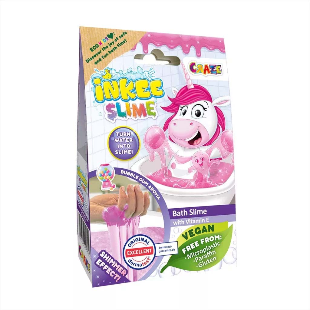 imagen de Craze Inkee: Galupy Sirena slime de baño vegano con aroma a algodón de azúcar 1