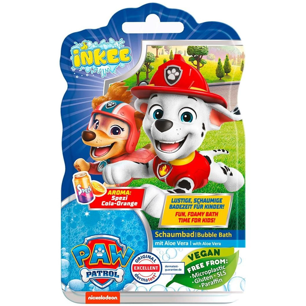 imagen de Craze Inkee: Gel de baño vegano de PAW Patrol con aroma a cola-naranja - EPEE 1