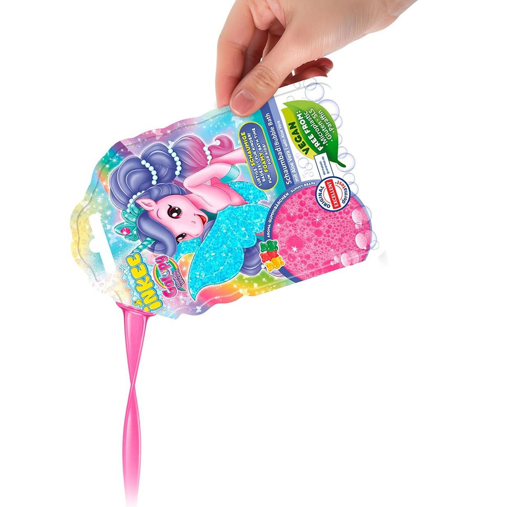 imagen de Craze Inkee: Líquido de baño espumoso vegano - Unicornio Galupy con aroma a chicle - EPEE 2