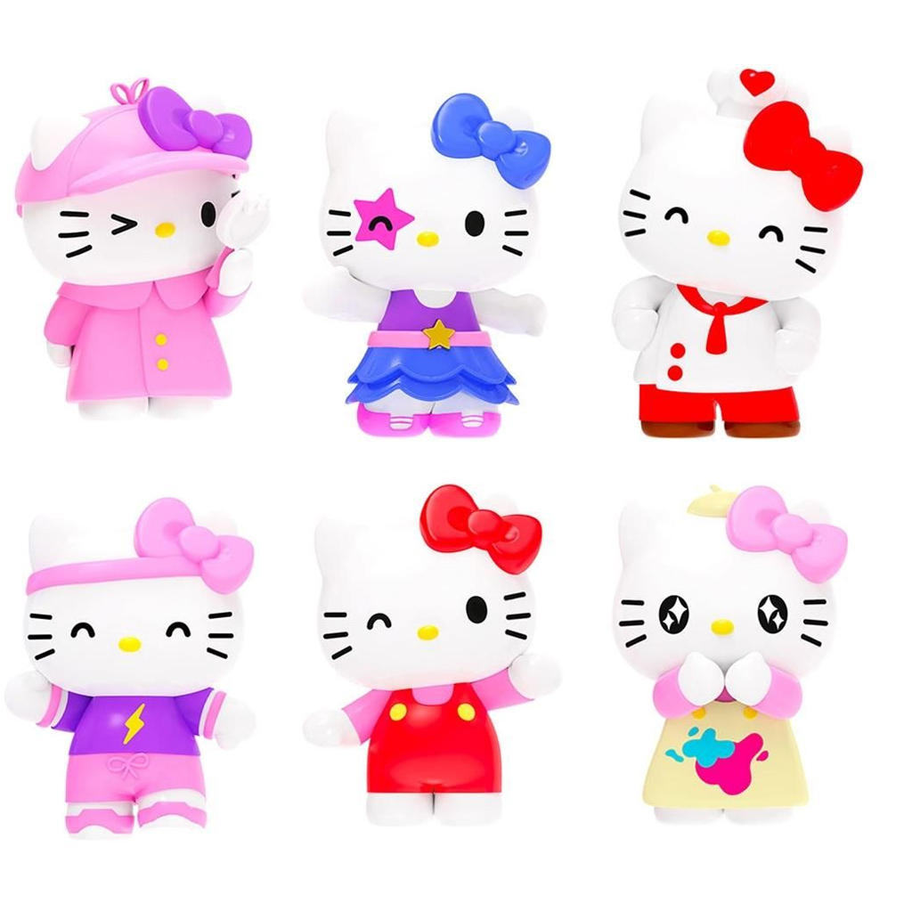 imagen de Craze Inkee: Paquete de bombas de baño veganas coleccionables con figura de Hello Kitty - Aroma de Sandía 2