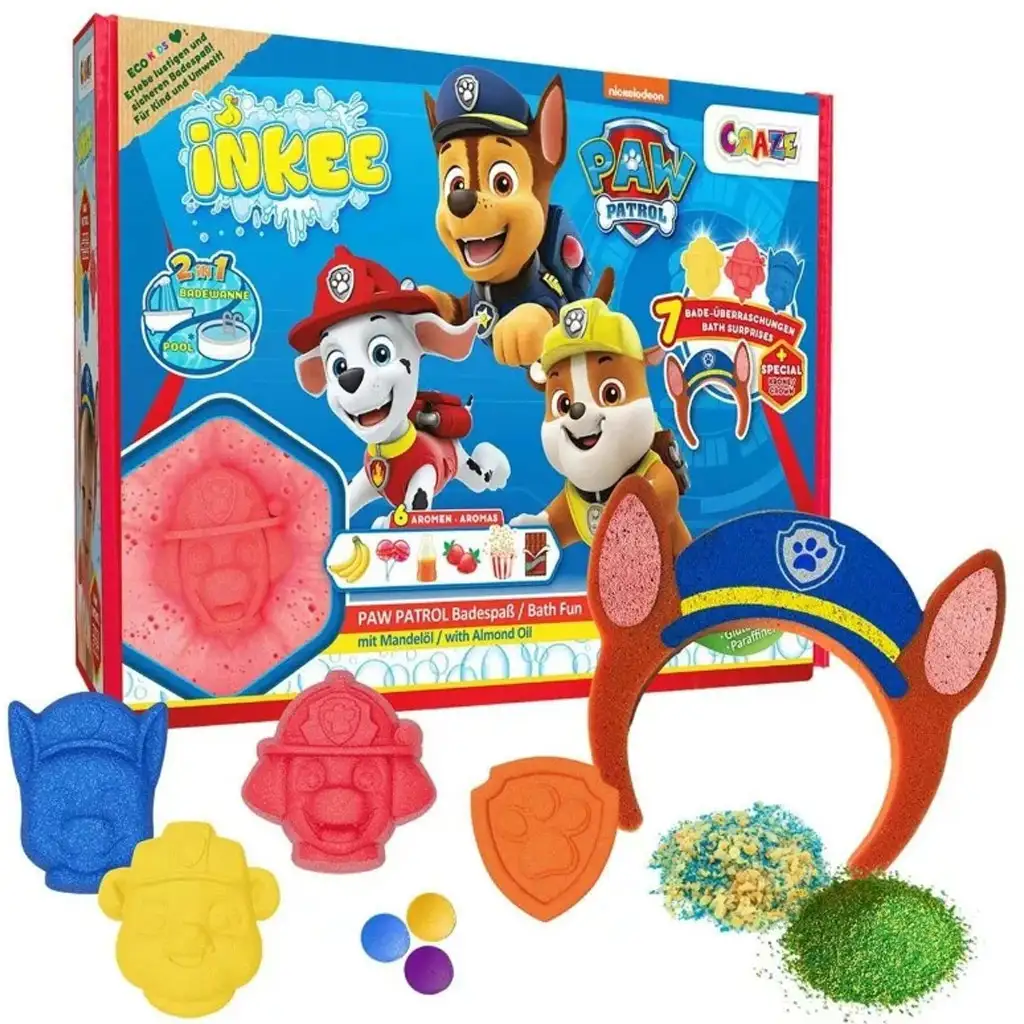 imagen de Craze: Inkee Patrulla Canina gran set de baño vegano 2