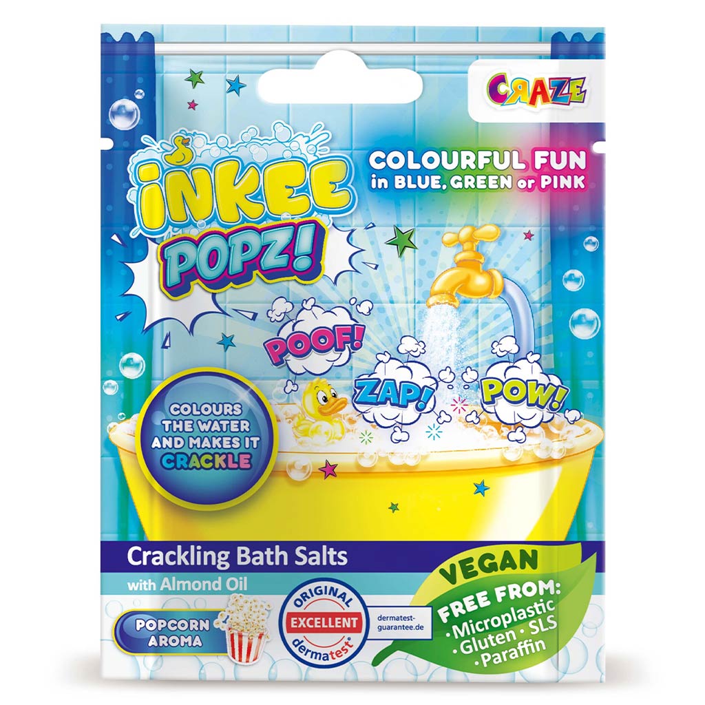imagen de Craze Inkee: Popz de baño vegano con aroma a palomitas de maíz de 15g 1