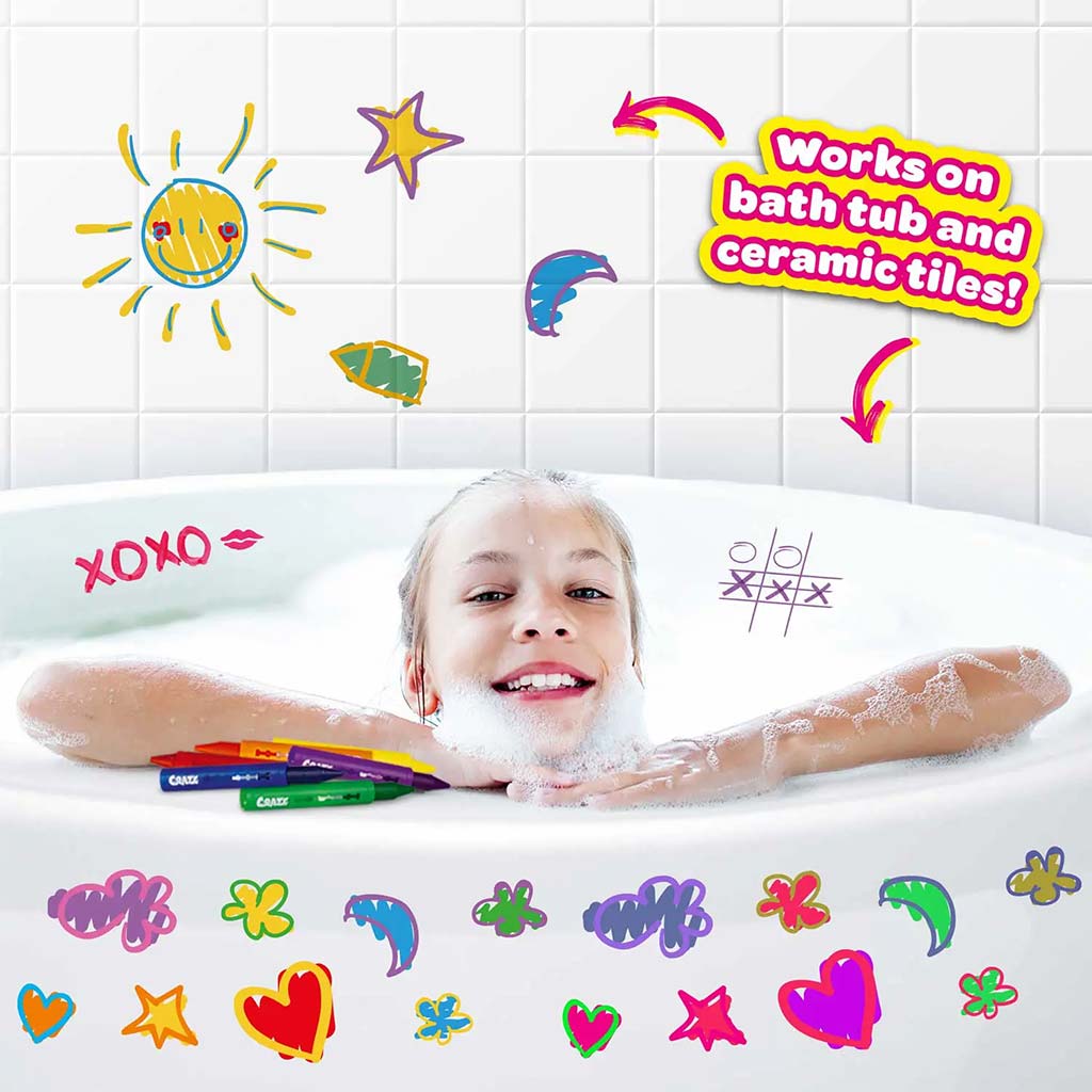 imagen de Craze Inkee: Set de 6 crayones de baño 2
