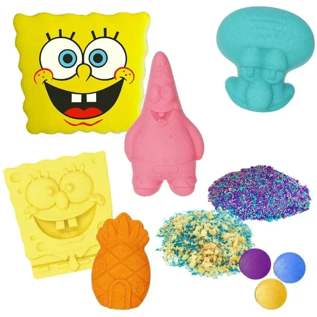 imagen de Craze: Inkee Spongyabob calzón grande vegano set de baño 3