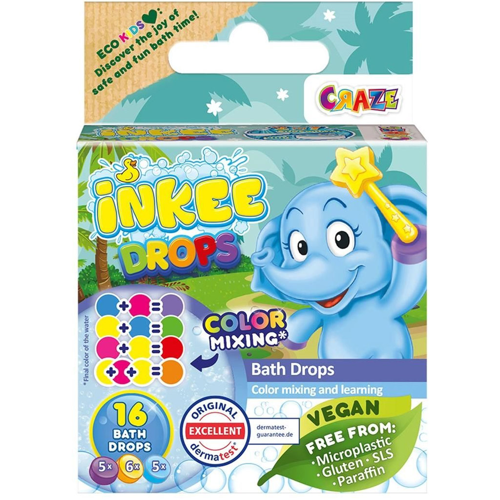 imagen de Craze Inkee: Tableta de baño vegana de 16 unidades 1