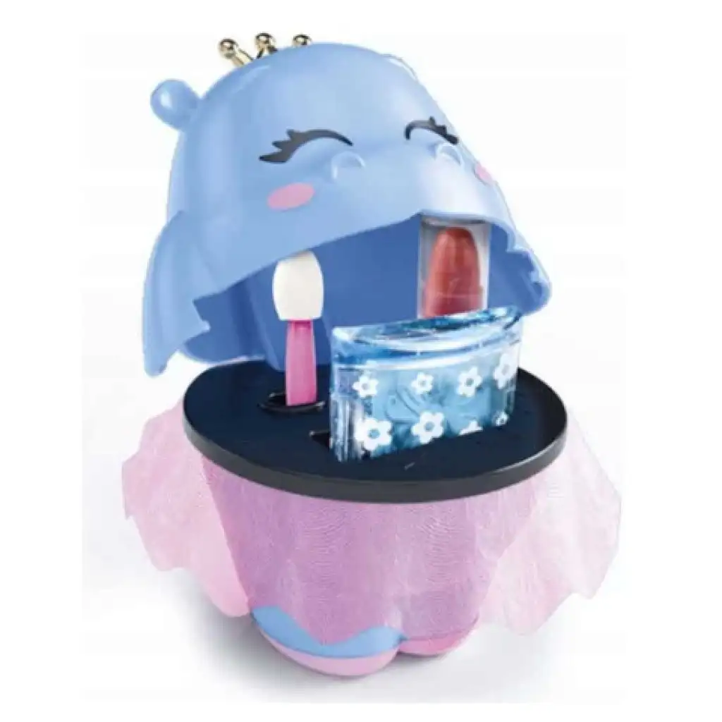 imagen de Crazy Chic Ballerina Collection: Set de maquillaje de hipopótamo bailarina en estuche - Clementoni 2