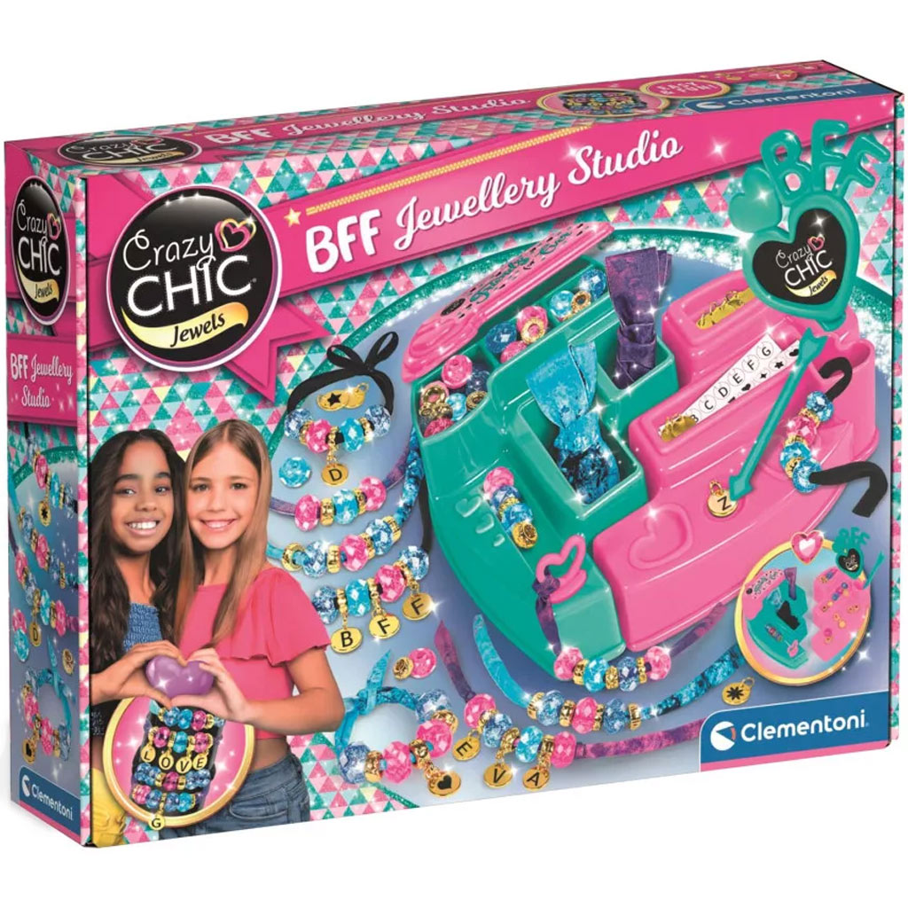 imagen de Crazy Chic: BFF estudio de creación de joyas set creativo - Clementoni 1