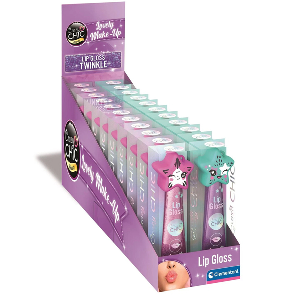 imagen de Crazy Chic: Brillo labial encantador con purpurina en dos versiones 1ud - Clementoni 2