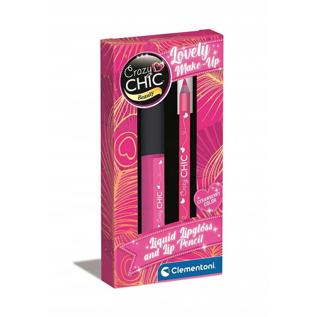 imagen de Crazy Chic: Brillo labial rosa y lápiz de ojos - Clementoni 2