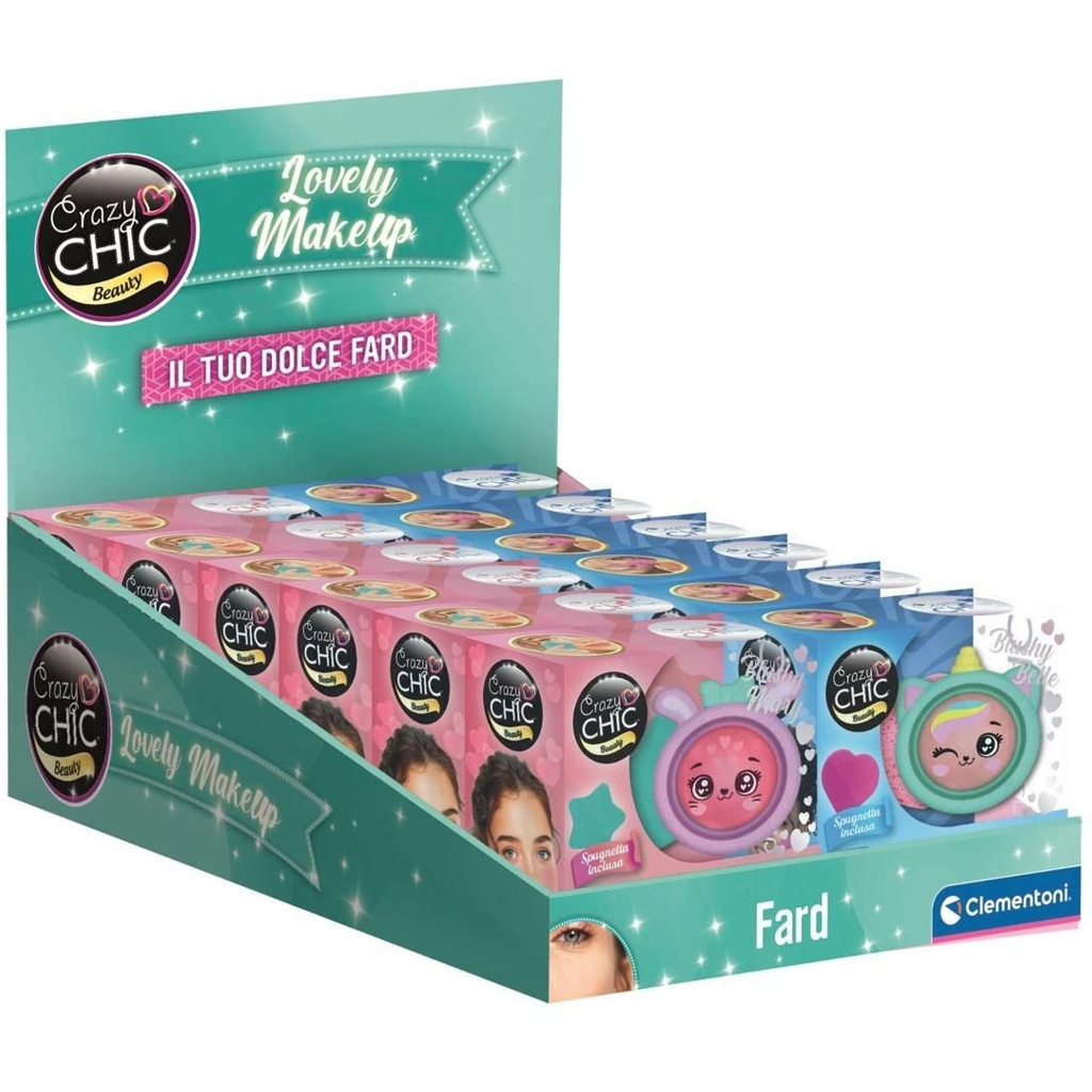 imagen de Crazy Chic: Colorete en almacenamiento de animales en varias versiones 1ud - Clementoni 1