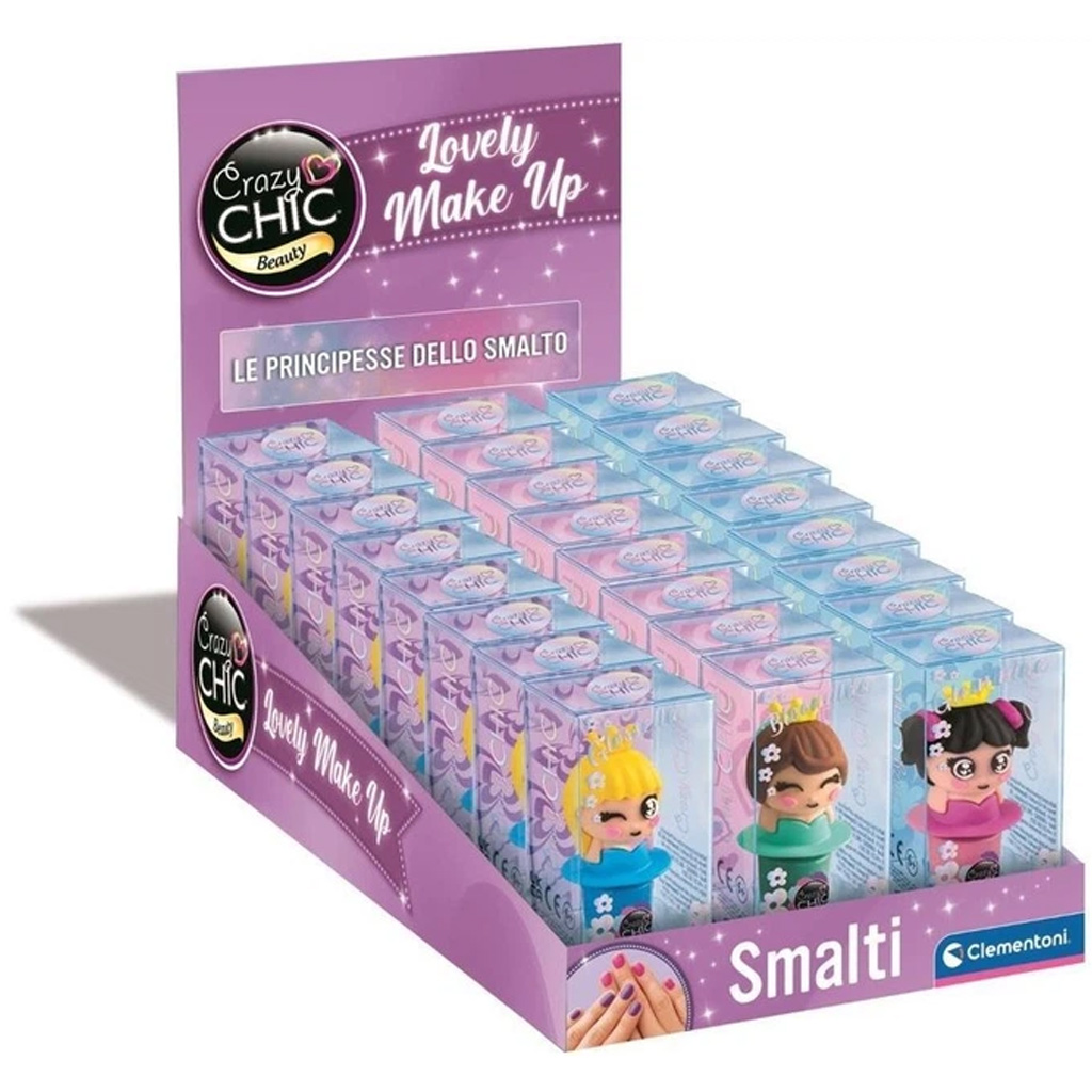 imagen de Crazy Chic: Esmalte de uñas de princesa en varias versiones 1 ud - Clementoni 1