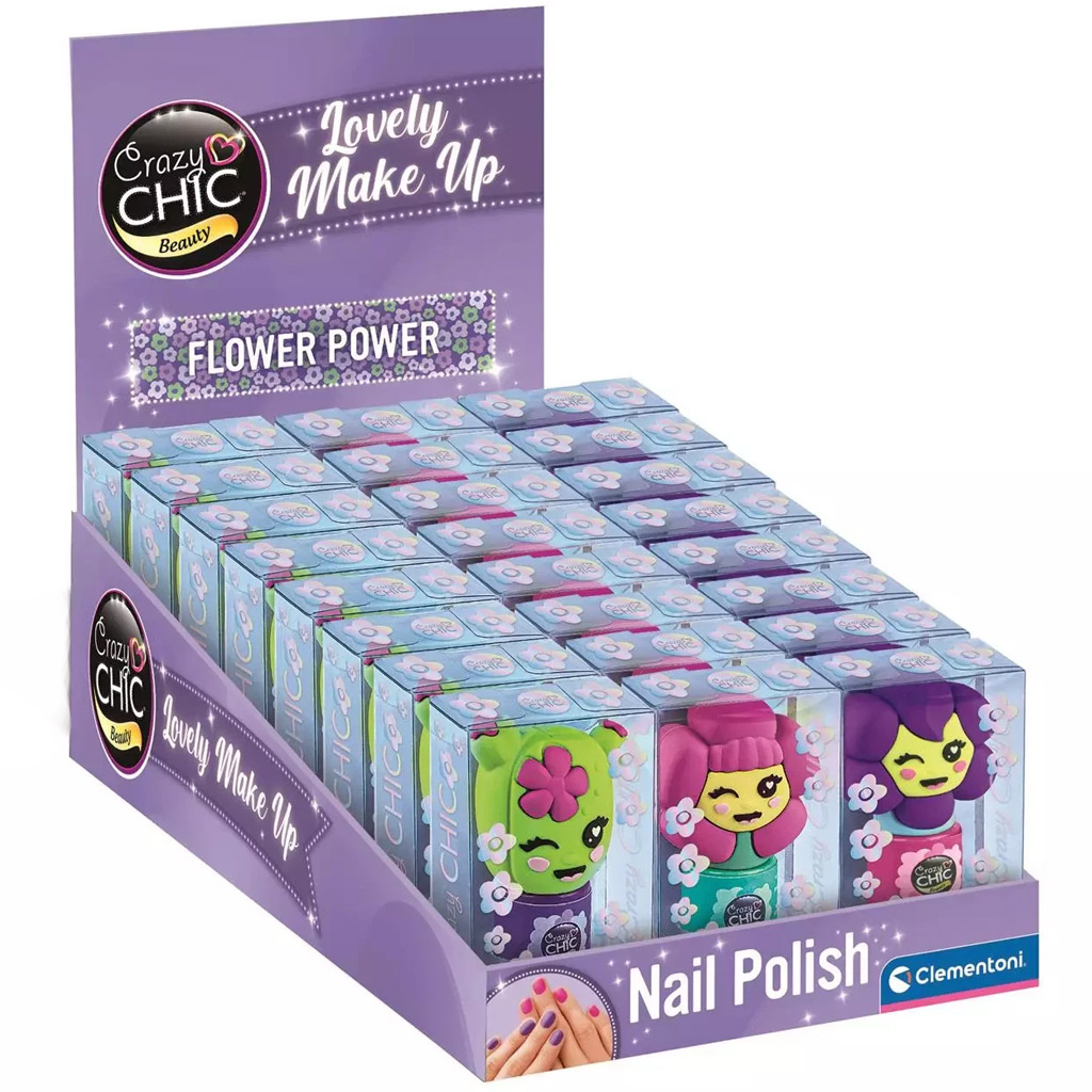 imagen de Crazy Chic: Esmalte de uñas floral en varias versiones 1ud - Clementoni 1