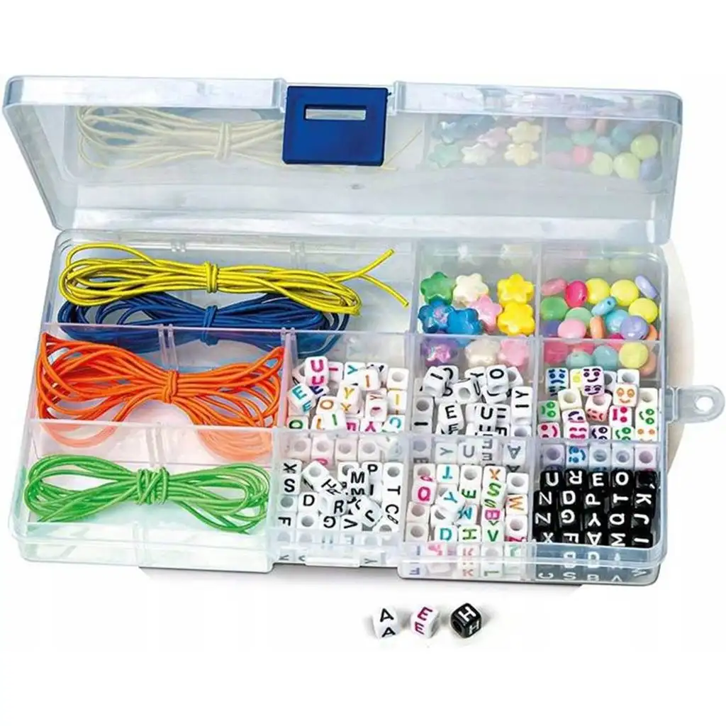 imagen de Crazy Chic: Set de creación de pulseras de mensajes - Clementoni 3