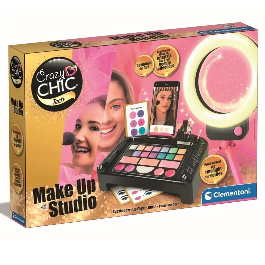 imagen de Crazy Chic: Set de estudio de belleza influencer - Clementoni 1