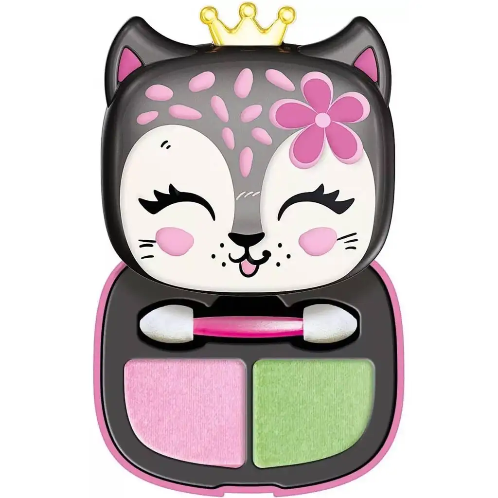 imagen de Crazy Chic: Sombra de ojos en estuche con forma de leopardo - Clementoni 2