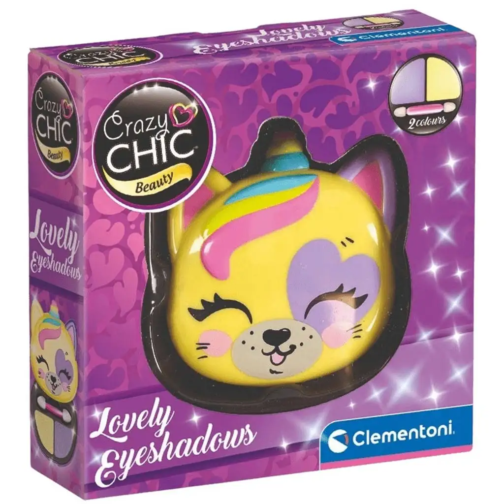 imagen de Crazy Chic: Sombra de ojos y aplicador en estuche en forma de tigre - Clementoni 1