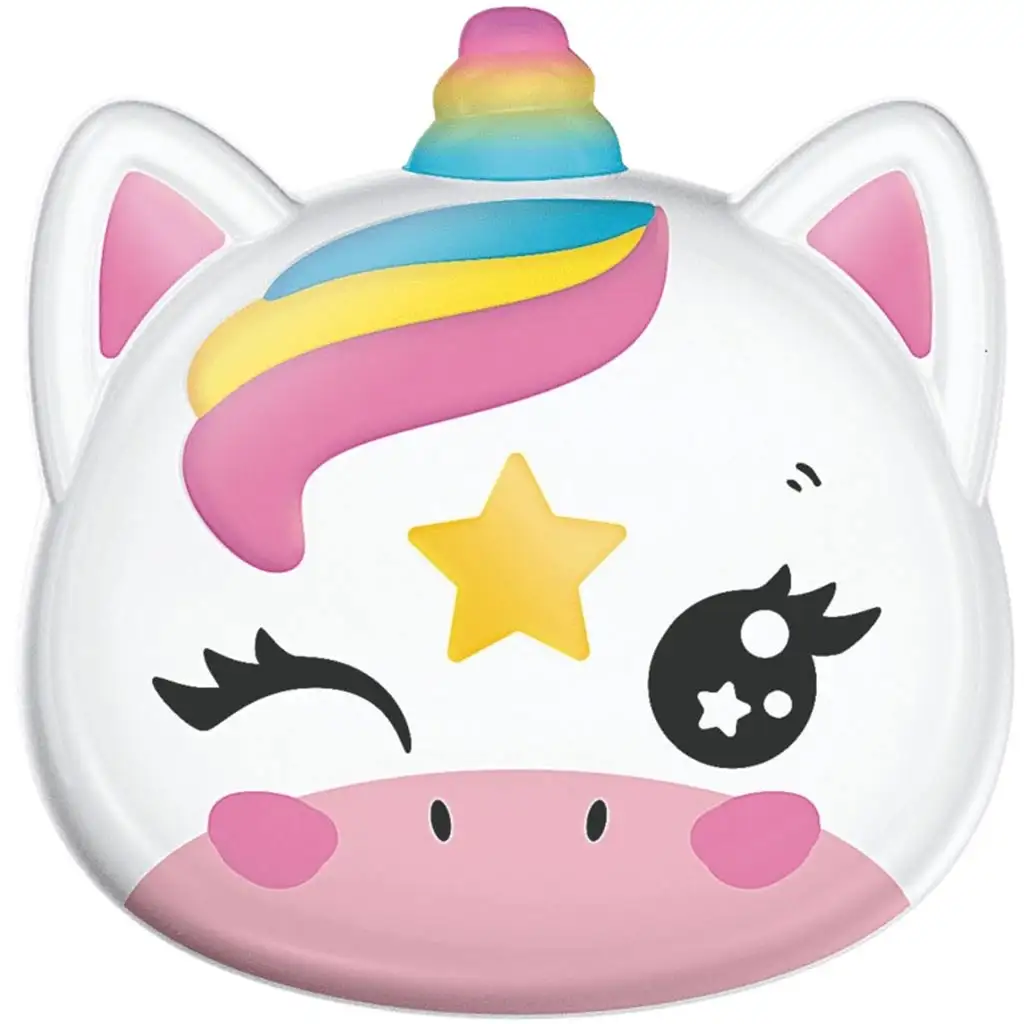 imagen de Crazy Chic: Sombra de ojos y aplicador en estuche en forma de unicornio - Clementoni 2
