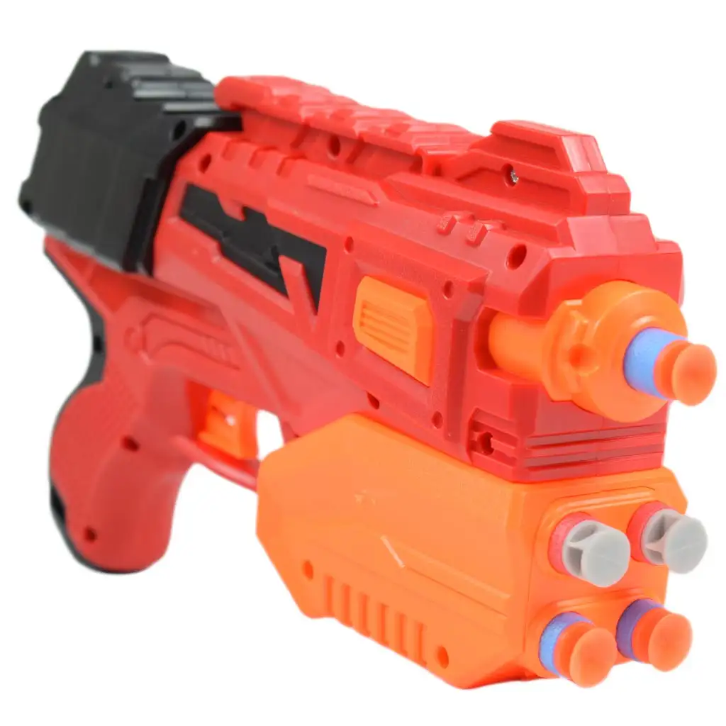 imagen de Crazy Launcher: Set de lanzador de esponja manual con diana y proyectiles de 24cm 3