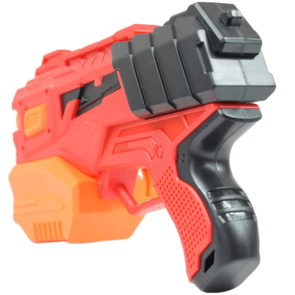 imagen de Crazy Launcher: Set de lanzador de esponja manual con diana y proyectiles de 24cm 5