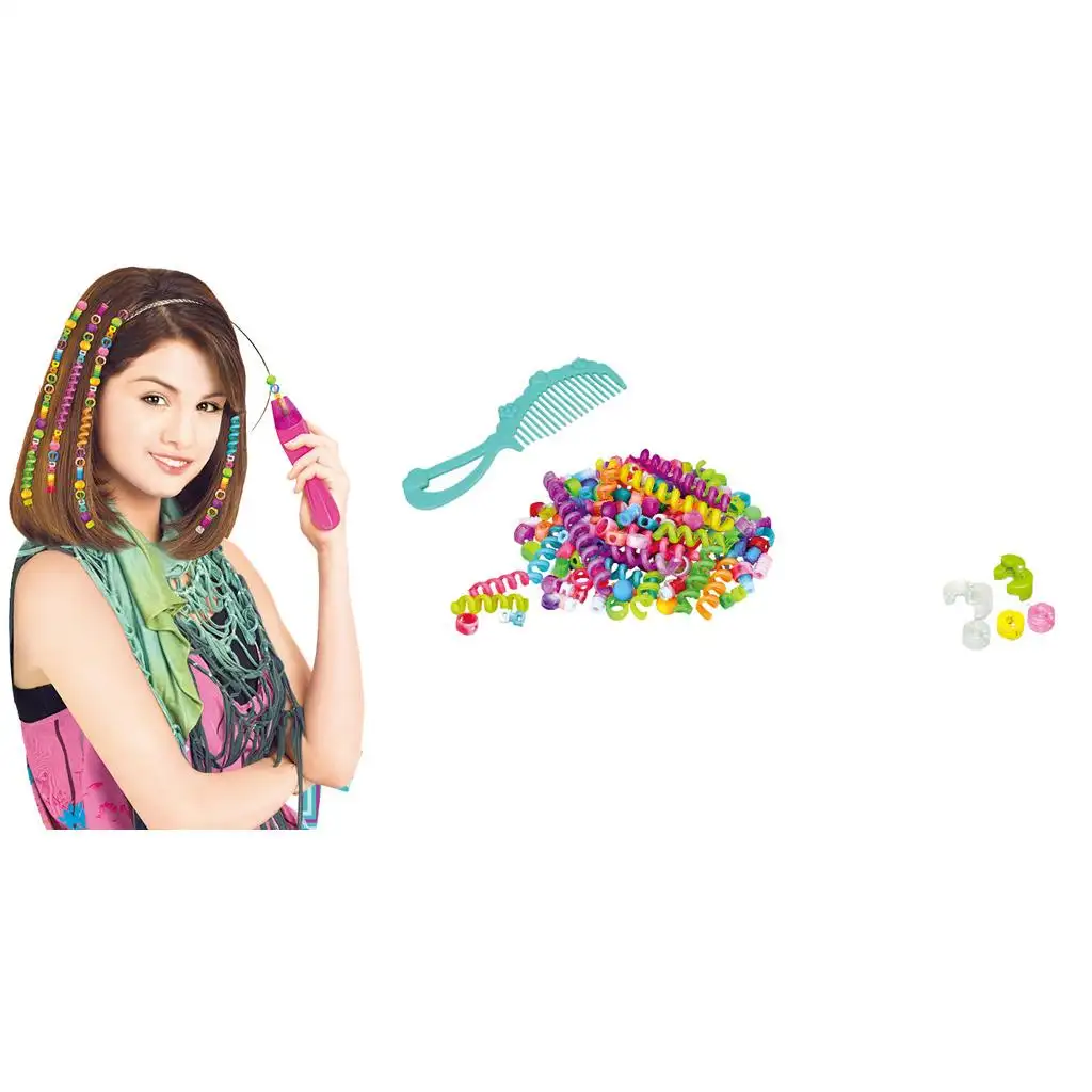 imagen de Creador de Chicas: Kit de Enhebrado de Perlas para Cabello 2