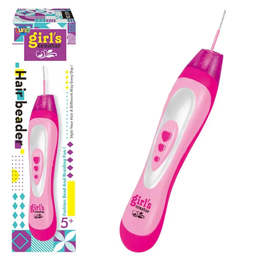 imagen de Creador de Chicas: Kit de Enhebrado de Perlas para Cabello 1
