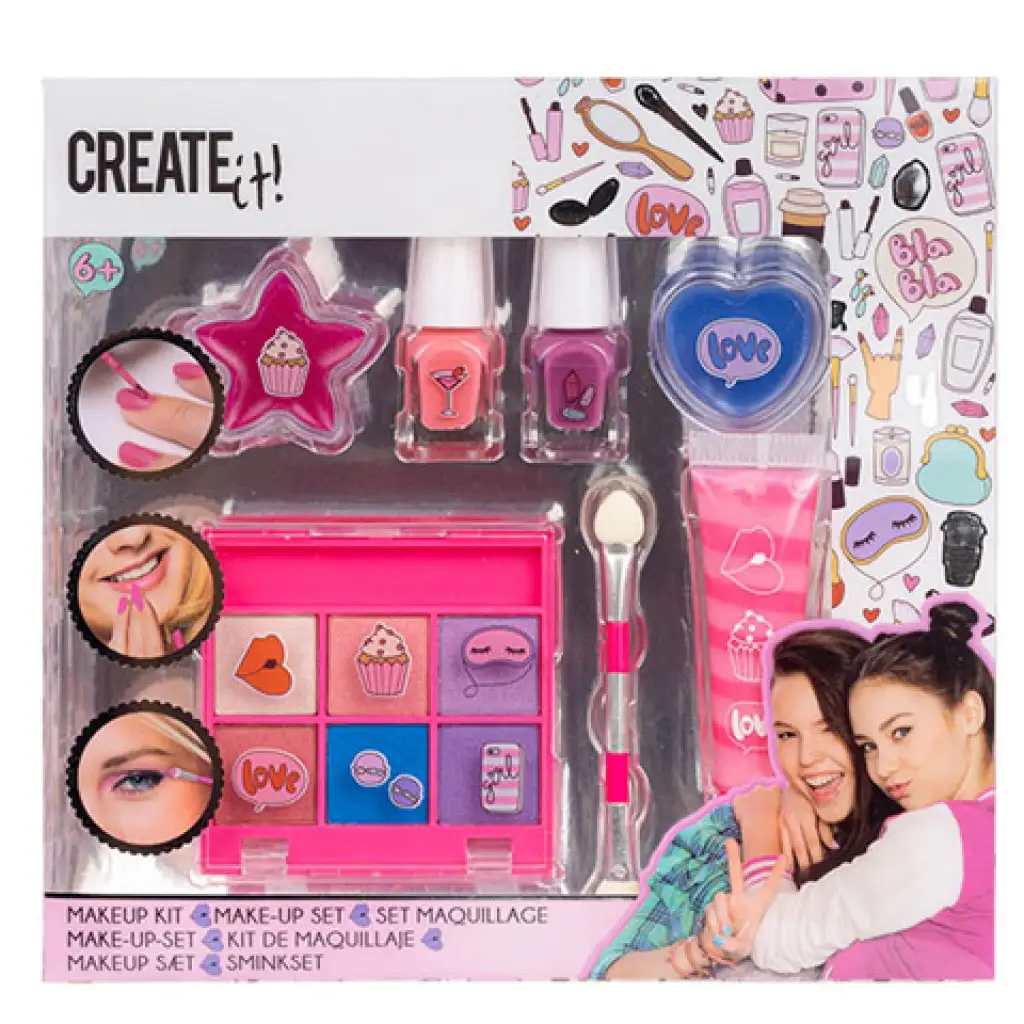 imagen de Create It!: Set de maquillaje rosa de 8 piezas 1