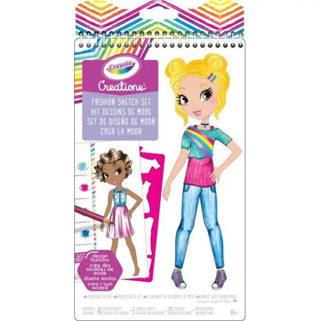 imagen de Creations: Pequeño set de diseño de moda - Crayola 1