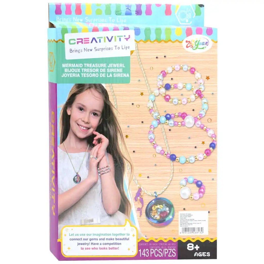 imagen de Creatividad: set de joyería de 143 piezas con cuentas de colores 1