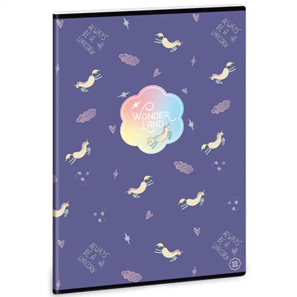 imagen de Cuaderno cuadrado de unicornio Wonderland A/4 1
