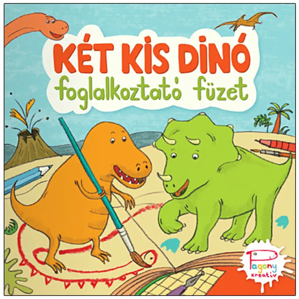 imagen de Cuaderno de actividades de dos pequeños dinosaurios - Pagony 1