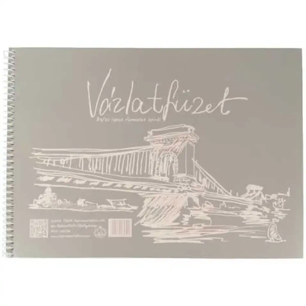 imagen de Cuaderno de bocetos en espiral sin madera B/4 32 hojas 1