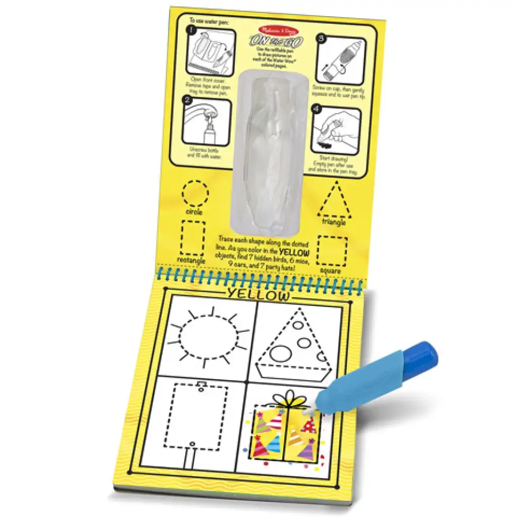 imagen de Cuaderno de colorear mágico de colores y formas - Melissa & Doug 2