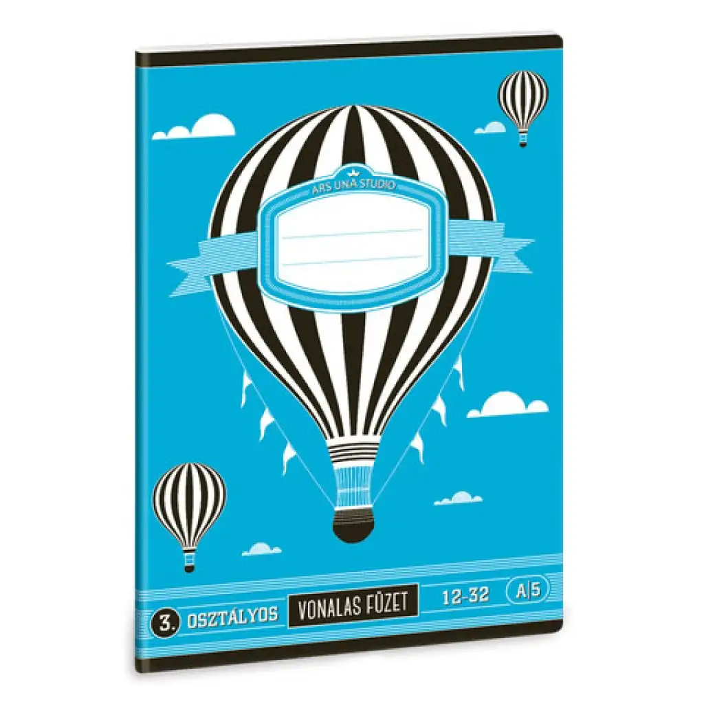 imagen de Cuaderno de líneas con globos aerostáticos A/5 3º grado 1