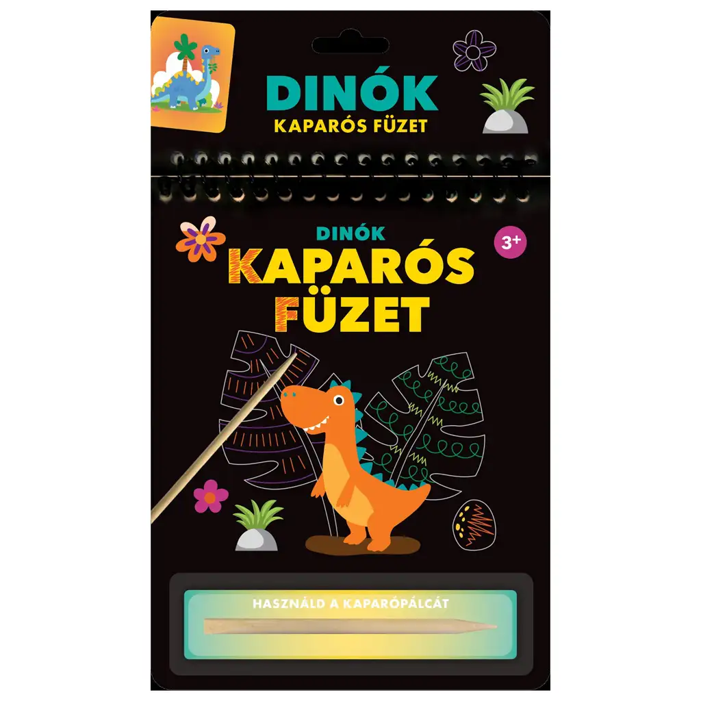 imagen de Cuaderno de rascar - Dinosaurios 1