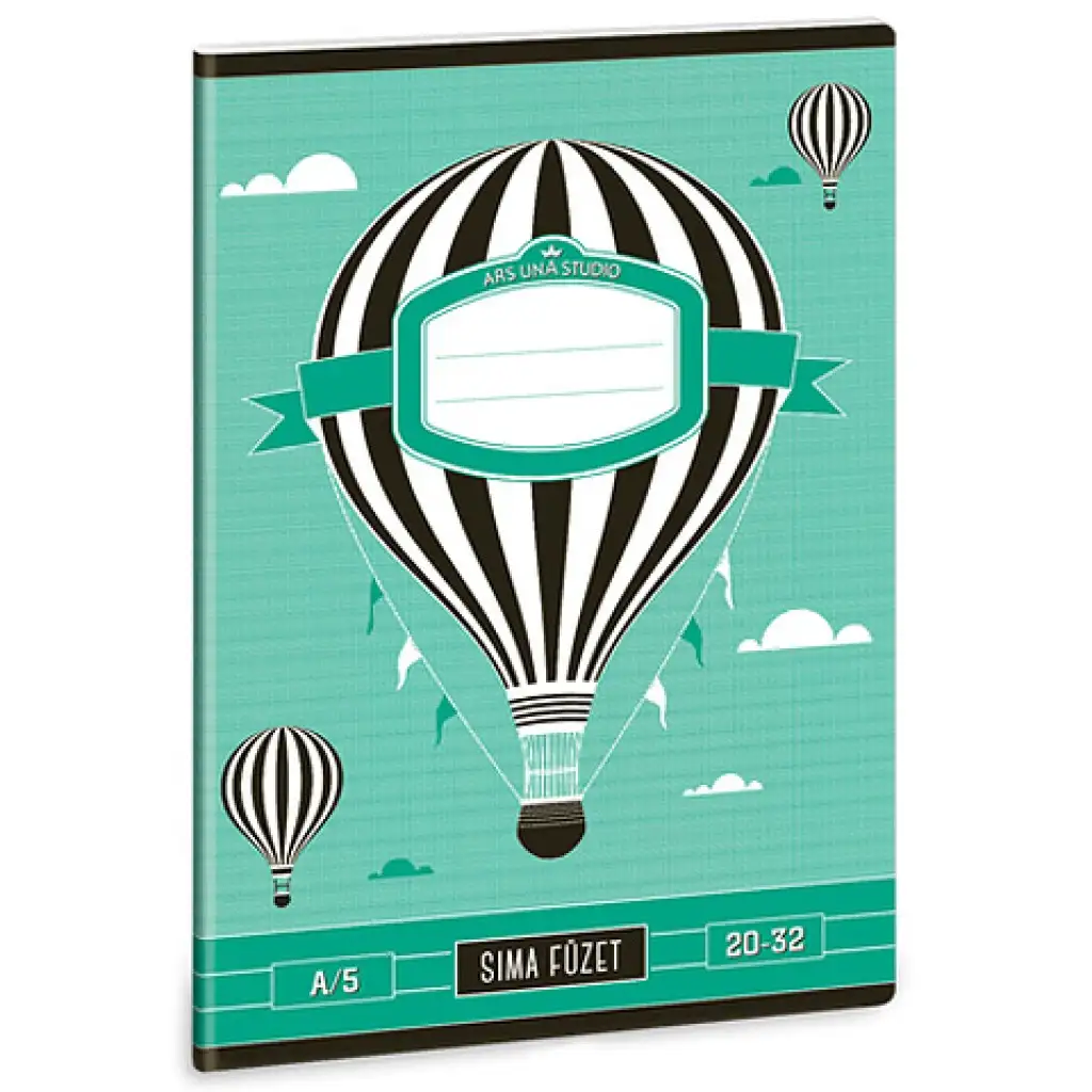 imagen de Cuaderno liso de globo aerostático A/5 1