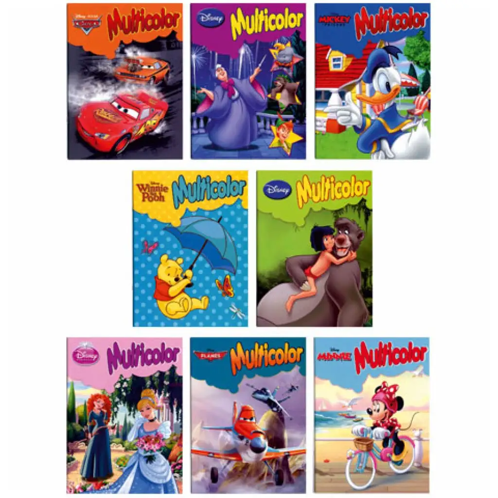 imagen de Cuaderno para colorear de Disney en varias versiones A/4 1