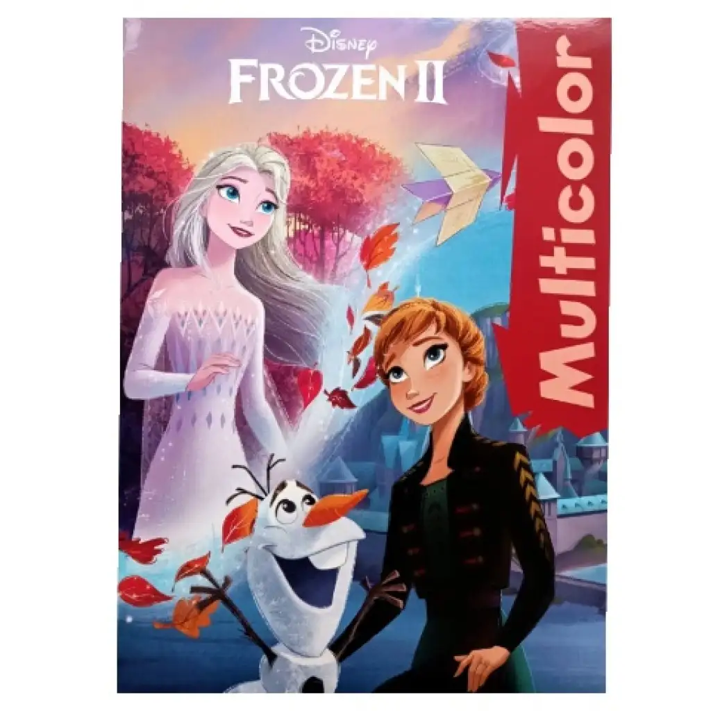 imagen de Cuaderno para colorear de Frozen en tamaño A/4 en dos versiones 3
