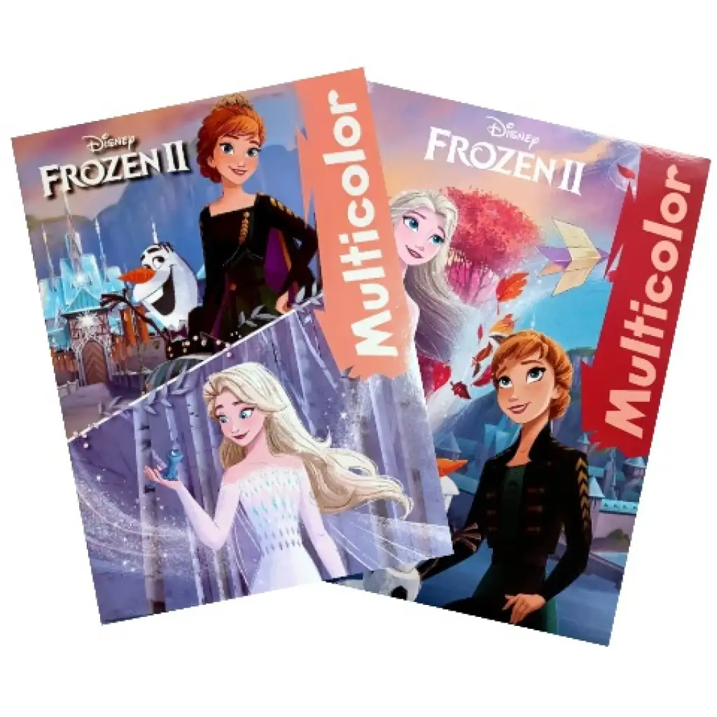 imagen de Cuaderno para colorear de Frozen en tamaño A/4 en dos versiones 1