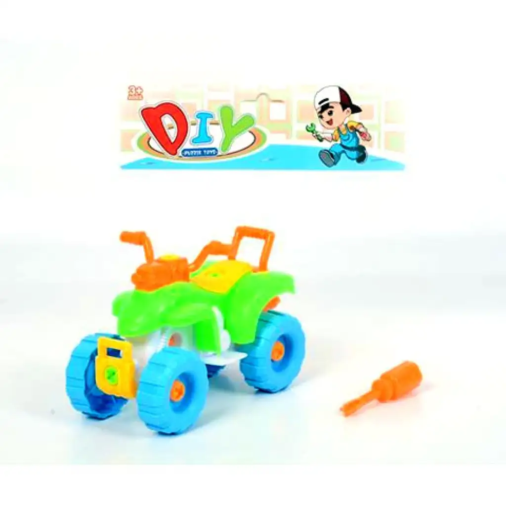 imagen de Cuatrimoto de colores desmontable con herramienta 1