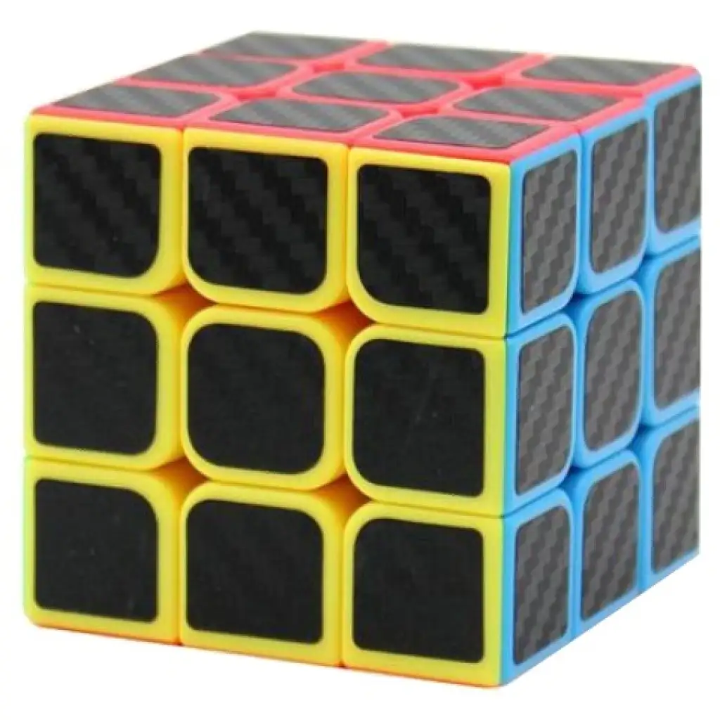 imagen de Cube World: Cubo mágico con diseño de carbono 3x3 2