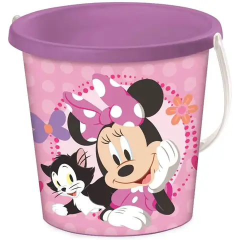 imagen de Cubo de arena con estampado de Minnie Mouse - Mondo Toys 1